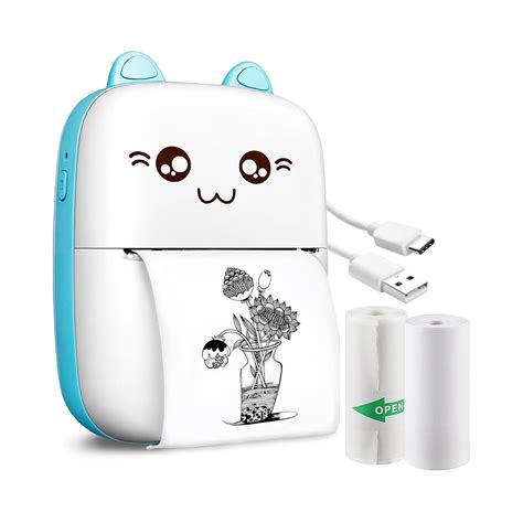 Rechargeable Mini Bluetooth Printer Kitty Themed – Wembley Toys