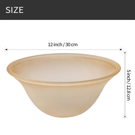 Snapklik.com : Glass Lamp Shade For Floor Lamp, Torchiere Lamp Shade ...