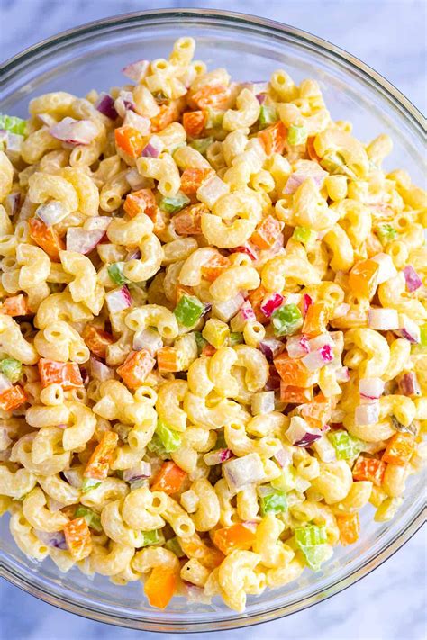 Perfect Creamy Macaroni Pasta Salad Recipe
