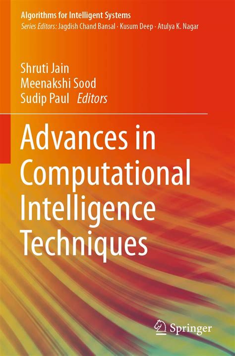 Buy Advances in Computational Intelligence Techniques (Algorithms for ...