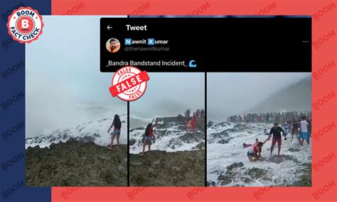 Old Video From Oman Shared As Women Drowning In Bandra | BOOM