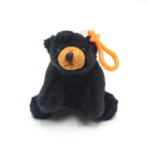 Black Bear Plush Clip Keychain - Smokies Life