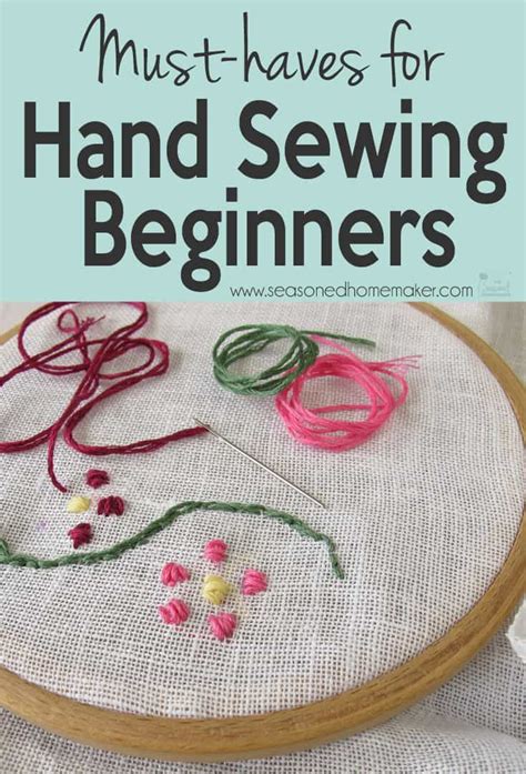 Image result for Hand Sewing Tutorials for Beginners