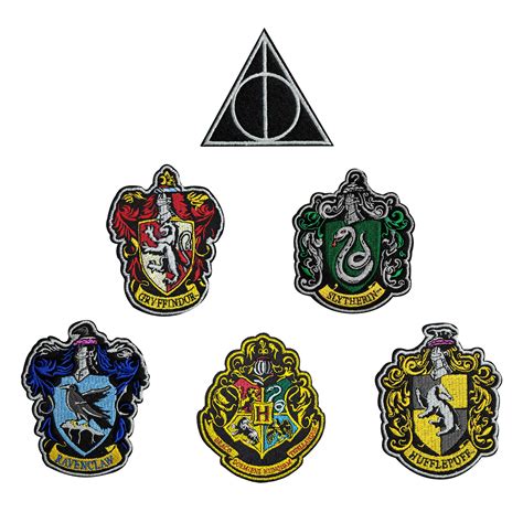 Patches/Crests Hogwarts Houses Deluxe| Harry Potter | Cinereplicas ...