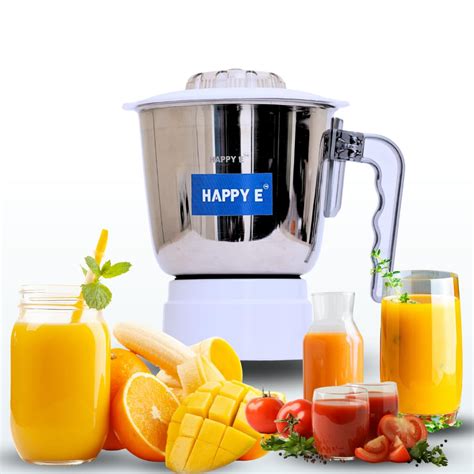 Buy HAPPY E Sujata Grinder Steel Jar, 1000ml (White, Stainless Steel ...