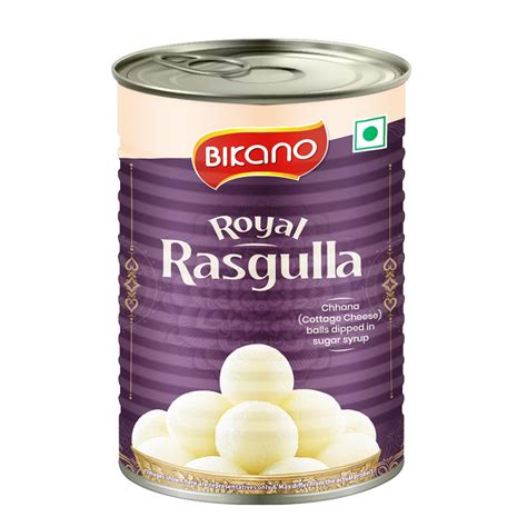 Bikano Royal Rasgulla | Soft & Spongy Sweet | Made with Premium ...