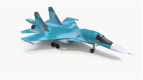 Sukhoi SU-34 Fighter Jet 3D Model - TurboSquid 2382850