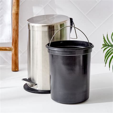 Buy Sedona Stainless Steel Pedal Waste Bin - 5L from Home Centre at ...