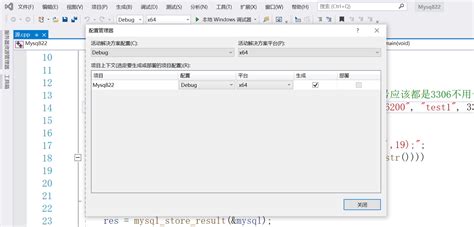 Visual C MySQL 的图像结果