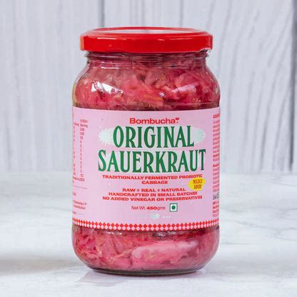 Original Sauerkraut | Traditionally Fermented Probiotic Cabbage - Raw ...