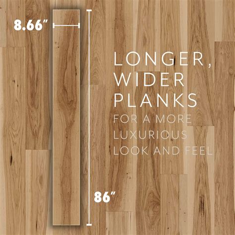 Wide Plank Hickory Floor