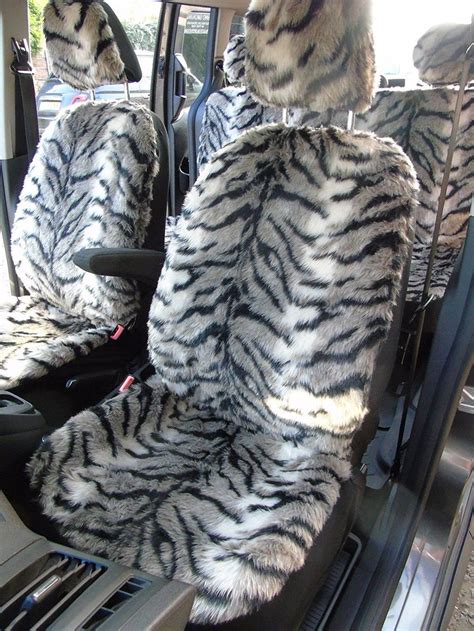 RM r - SUITABLE FOR FORD RANGER CAR, SEAT COVERS, TIGER 2 FAUX FUR ...