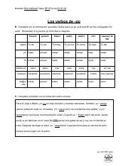 Verb Forms of Go Worksheet 的图像结果