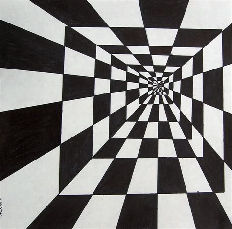 illusion art drawings