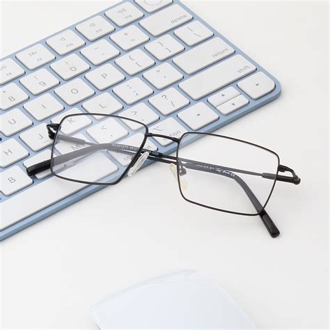 PARKER 2 | UNISEX RECTANGLE COMPUTER GLASSES | MY FLEX (IN 3 COLORS ...