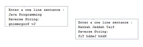 Write a Java Program to Reverse a String without Using Slicing 的图像结果