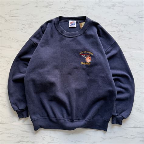 90s USA製 JERZEES by RUSSELL trainer men'sL | 古着butterfly