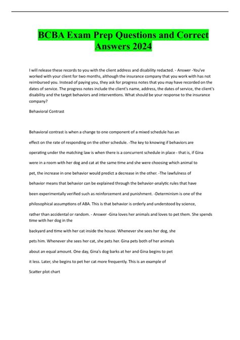 Image result for Bcba Exam Questions