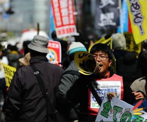 日本再次爆发反核游行_旅游摄影-蜂鸟网
