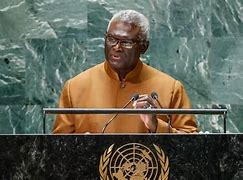 Image result for Manasseh Sogavare to miss summit