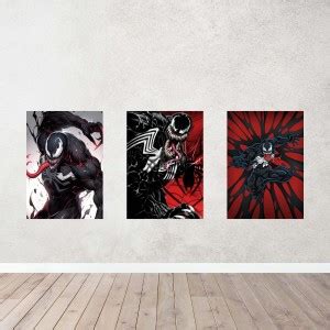 Pack Of 3 Aesthetic Marvel Posters For Office And Room Prinrted On A4 ...