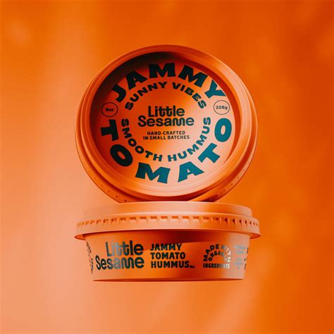 Little Sesame's Packaging Disrupts The Hummus Market With Its Quirky ...