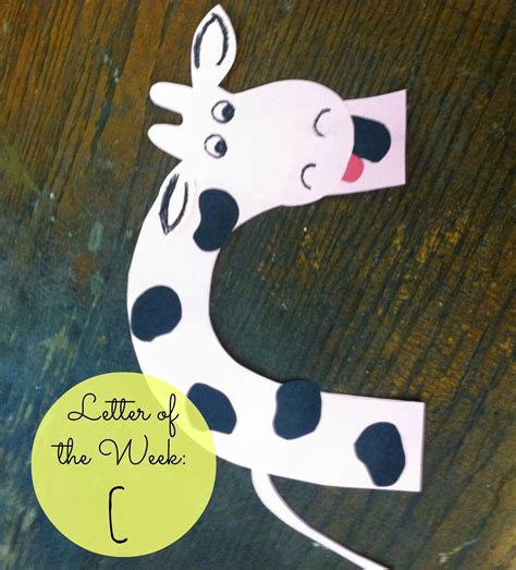 Letter C Craft Printable - Educational Printable Worksheets