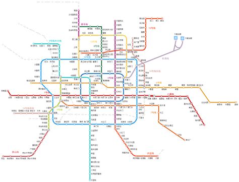 北京地铁线路图图册_360百科