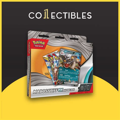 Pokemon English TCG: Mabosstiff ex Showcase Box – 1Collectibles