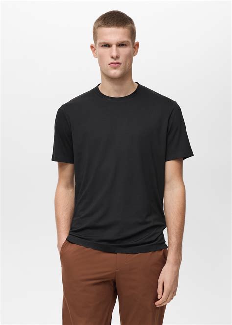 COOLMAX® slim fit t-shirt - Men | MANGO OUTLET USA