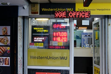 Western union exchange office with open sign photo - Free Payment Image ...