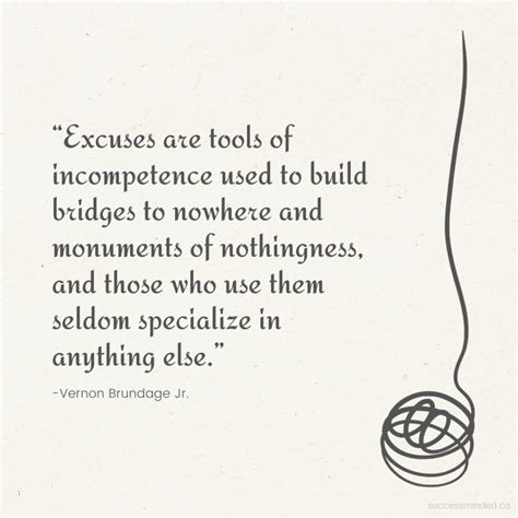 "Excuses Are Tools of Incompetence" Poem – Success Minded