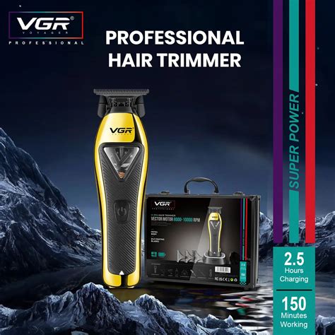 VGR V-994 Professional Salon Series Hair Trimmer for Men, Gold