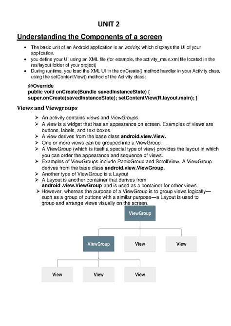 UNIT 2 Mobile Application Development - UNIT 2 Understanding the ...