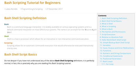 Shell Script Tutorial 的图像结果