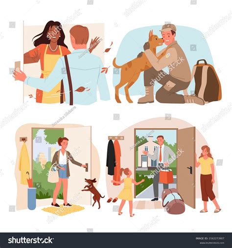 22 Black Father Coming Home Stock Vectors and Vector Art | Shutterstock