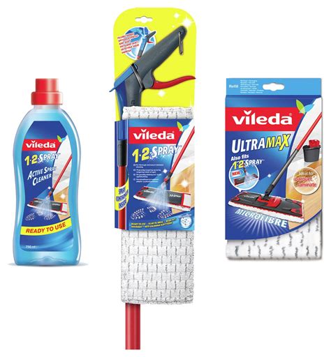 Vileda EasyWring & Clean mop complete set met 3 Action bezem kop ...