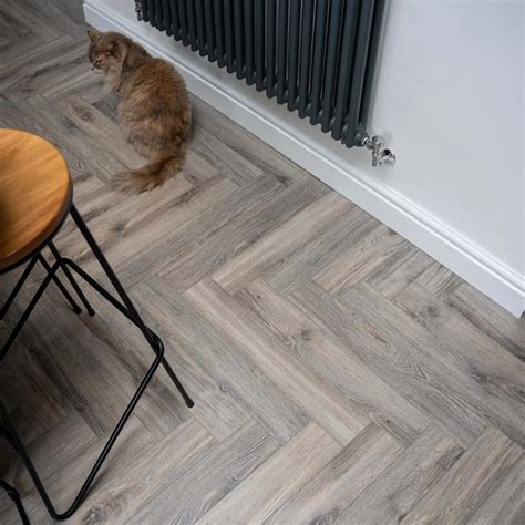 Hydro Pro Herringbone 5mm Malmo Luxury Vinyl Click Flooring