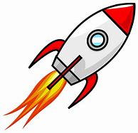 Image result for free clip art rocket to the moon