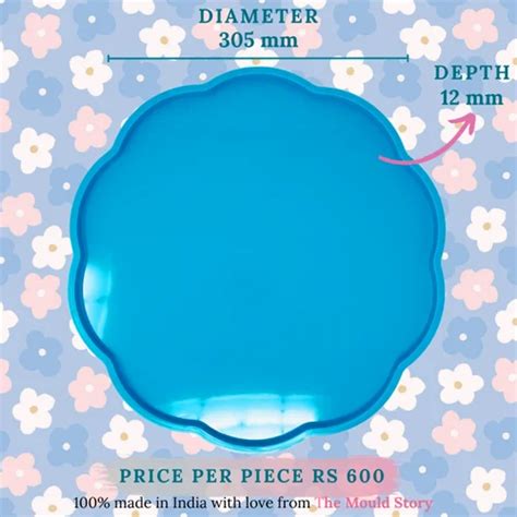 Mdf Trays - Corrugated Edges 12" Round Tray Manufacturer from Mumbai