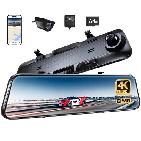 Pelsee P12 Plus 4k Rear View Mirror Camera With Adas | Desertcart INDIA
