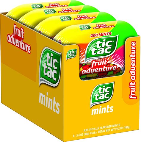 Buy Tic Tac Fresh Breath Mints, Fruit Adventure, Bulk Hard Candy Mints ...