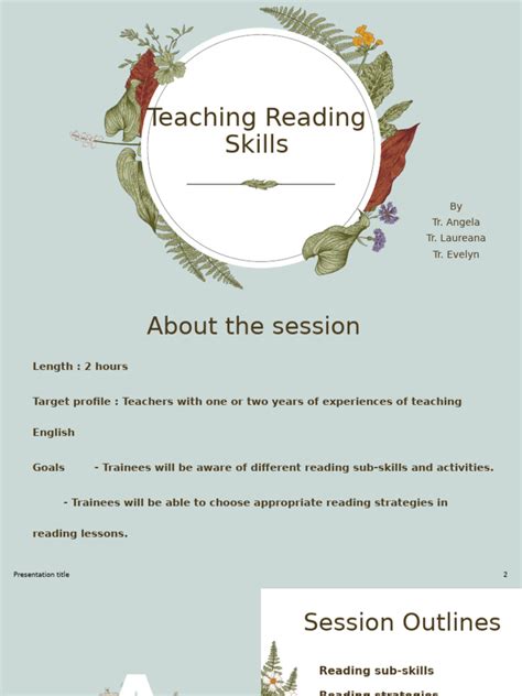 Image result for Reading Skills Lesson