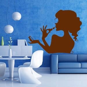 Decor Villa 43 cm Decor villa Girl doing make up Wall Decal & Sticker ...