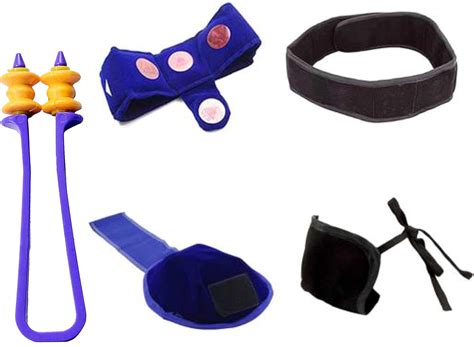 NETCLUB Acupressure Reflexology Magnetic Therapy Belts Kit Cervical ...