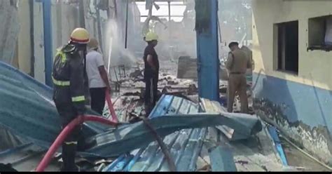 Massive Blast At Factory Near Delhi That Killed 13 Captured In Dreadful ...