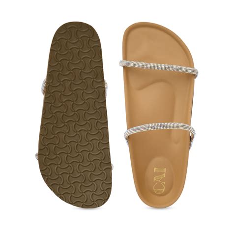 Nude Shine Strap Flats – The CAI Store