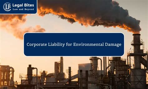 Corporate Liability for Environmental Damage
