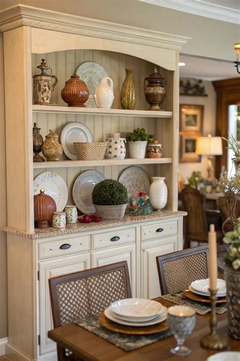 21+ Creative Dining Room Hutch Display Ideas