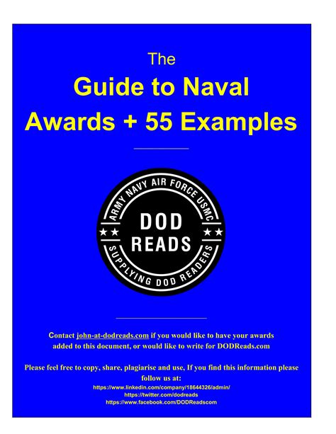 Navy Awards Manual 2021
